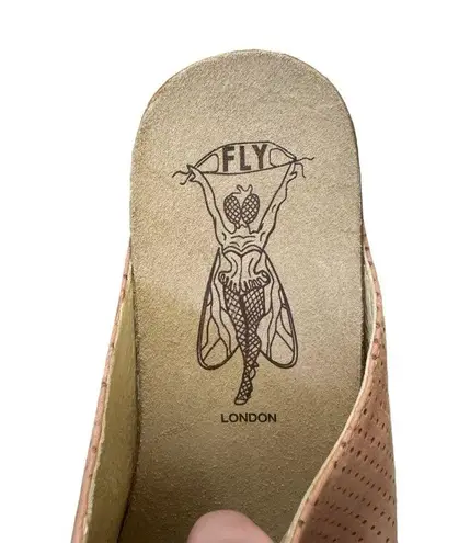 Fly London - NWOB Whin 176 Fly Slide Wedge Sandal in Rose Sz 40