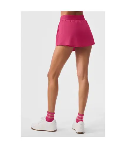 Alo Yoga Match Point Tennis Skirt Pink Summer Crush M