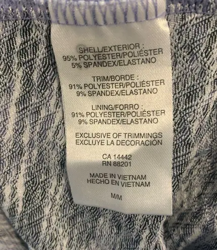 MPG Womens Size Medium Multicolor Print Racerback Activewear Tank Dress