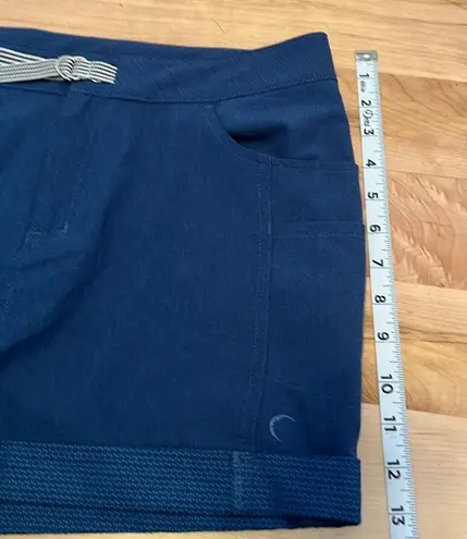 Zyia Active Blue Not Just A Trail Shorts - Medium