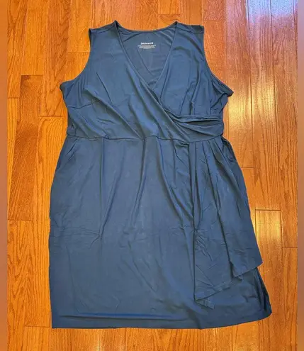 Betabrand NWOT Womens Large Black Floral A-line Stretchy Preppy Skort Pockets