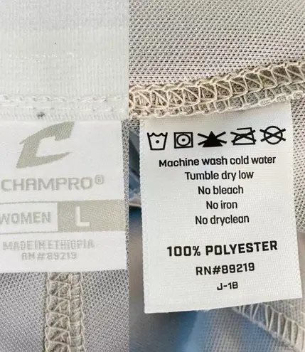 Champro Fast Pitch Softball Grey Low Rise Pant BP11 Large New Gray