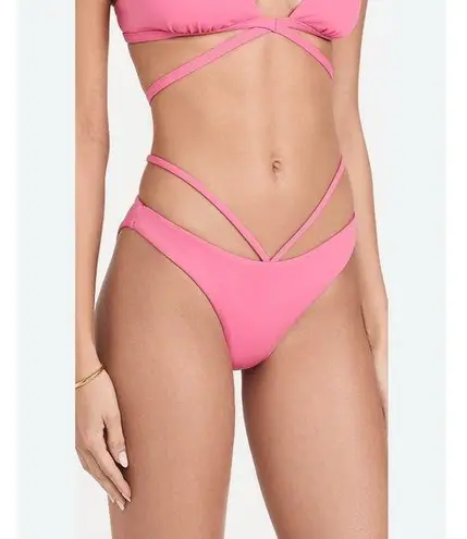 Jonathan Simkhai Emmalynn Bikini Bottom in Pink, Size M NEW w/Tag Pink Size M