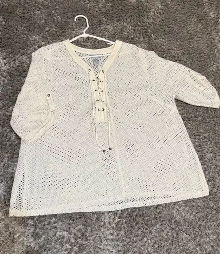 Catherines ⸻ Beach Cover-Up Top by – Size 2X (22/24W)