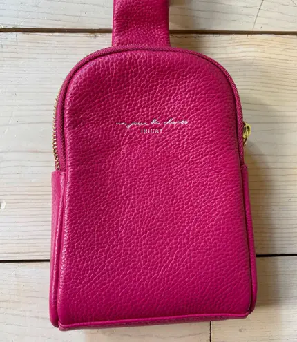 Inicat NWOT Women's Small Crossbody Sling Bag Vegan Leather Purse Pink
