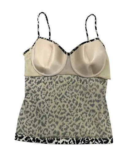 La Perla Ritmo Corset Padded Underwire Bustier Leopard Top Italy Women’s 46/S