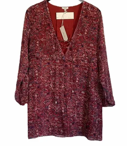 NWT TAVIK The Upside Mini Dress Long Sleeve