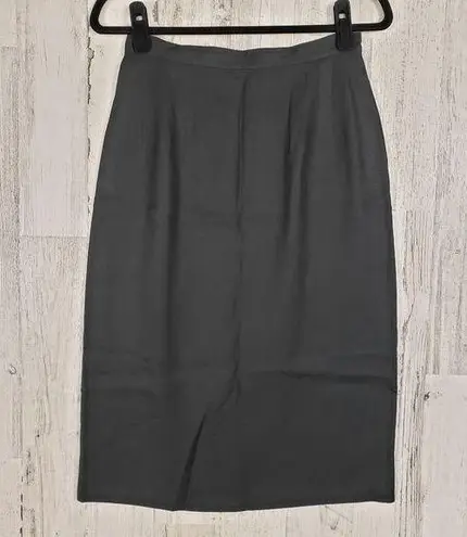 Harvé Benard Harve Benard Vintage 80s Black Midi Pencil Skirt Women's Size 10