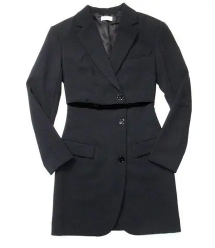 Sandro NWT Megane in Noir Black Blazer Jacket Style Mini Dress 34 $520