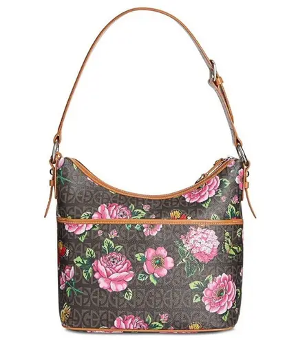 Giani Bernini Signature Rose Handbag Brown