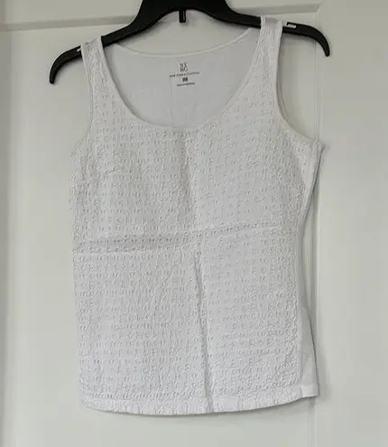 White Eyelet Tank Top xs