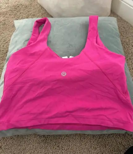 Lululemon Sonic Pink Align Tank Size 8