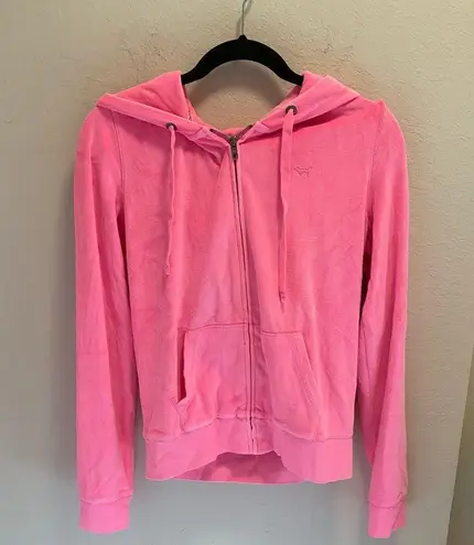 PINK - Victoria's Secret NWOT velour Victoria’s Secret Pink hoodie