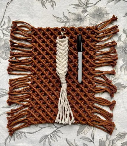 Macramé Keychain
