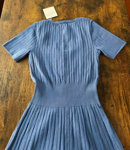 Sandro Sophy Buttoned Knit Midi Dress