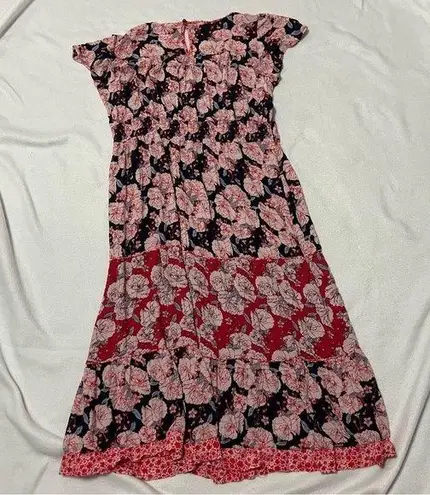 Knox rose floral tiered dress