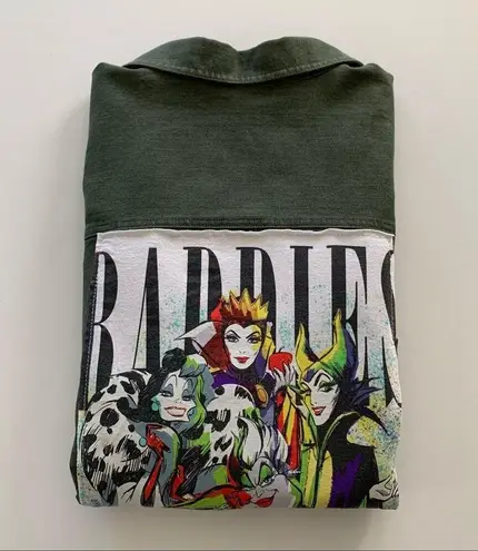 Via Penny Lane Reworked Apparel | Disney Villain Baddies Green Denim Jacket 1X - Image 10