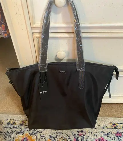 Botkier  New York Bond Black Nylon Oversized Tote Bag Carry All Shoulder Bag