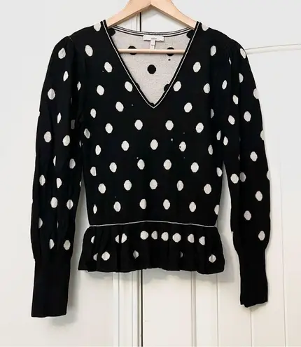 Rebecca Taylor Jacquard Dot Sweater