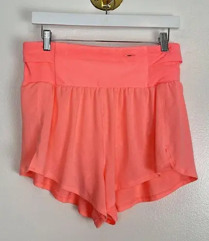 Free People  Movement Carpe Diem Shorts in Papaya Punch Size Medium