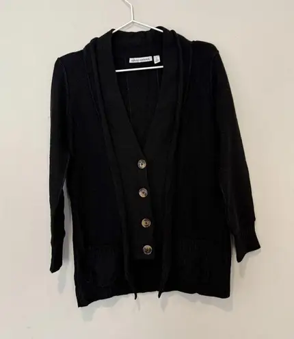 autumn cashmere Autumn 100% Cashmere Women’s V-Neck Button Front Cardigan Size Small 1642