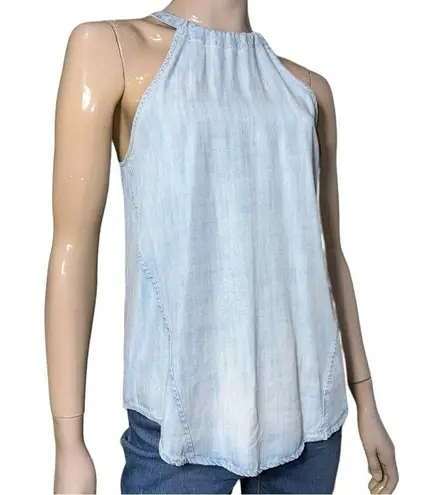 Bella Dahl Women’s Size XS Silverlake Wash Light Blue Chambray Sleeveless Top
