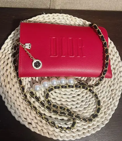 Dior Makeup Cosmetic Case Purse Pouch Shoulder Bag