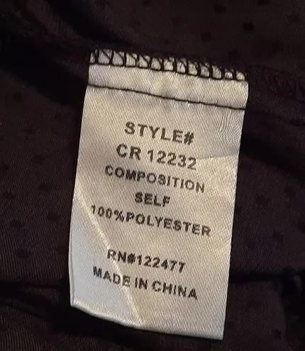 NSR Jumpsuit Pants Women's Small Black Polka Dot Sleeveless Open Back