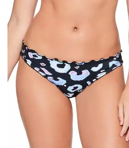 The Cove Salt +  Womens Animal Instinct Black Swim Bottom Separates XS  5282