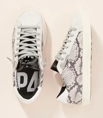 P448 Snake Low-Top Sneakers (Size 7.5)