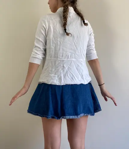 Iman White Casual Everyday Cardigan Size Xs