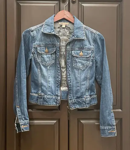 CAbi Denim Cropped Jacket