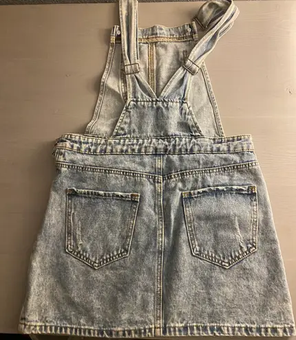 Forever 21 Denim Overall Skirt