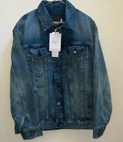 Calvin Klein  Studio woman’s  Indigo Denim Trucker Jacket - Image 1