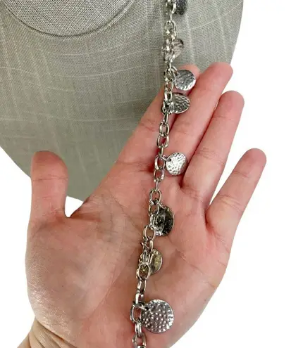 Silver Tone Gypsy Belly Dance Geometric Shapes Multi