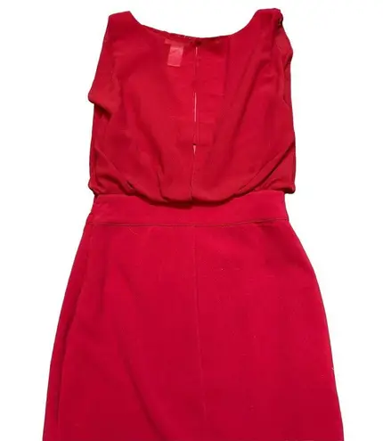 Esley  Sleeveless Retro Dress Red Women's Size S