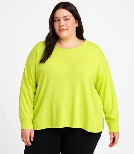 Universal Standard Oversized Lime Green Pullover Sweater 4XL / 38-40 New