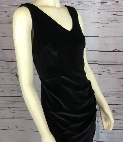 Miss ord Sexy Formal Velvet High Split Ruched Long Bodycon maxi dress size XL