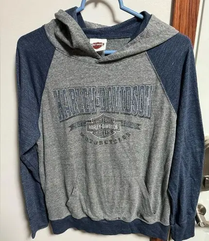 Harley Davidson LIGHTWEIGHT  HOODIE GENTLY USED MEDIUM