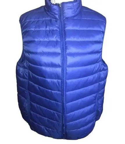 ESY Unisex Royal Blue Full Zip Vest Size 1XL