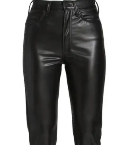 NEW Mother The High Waisted Rider Ankle Pants in Wax On Wax Off