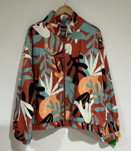 Woman’s G By Guiliani 2x Multicolor Full Zip Long Sleeve Light Weight Jacket Size XXL