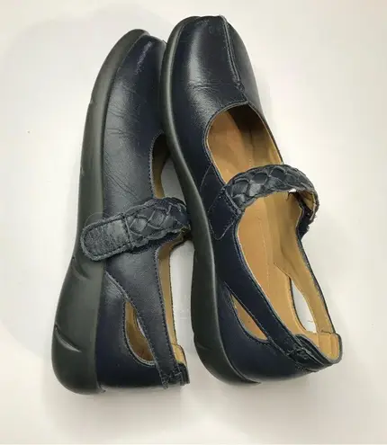 Hotter Mary Jane Shake Shoes Blue Size 7