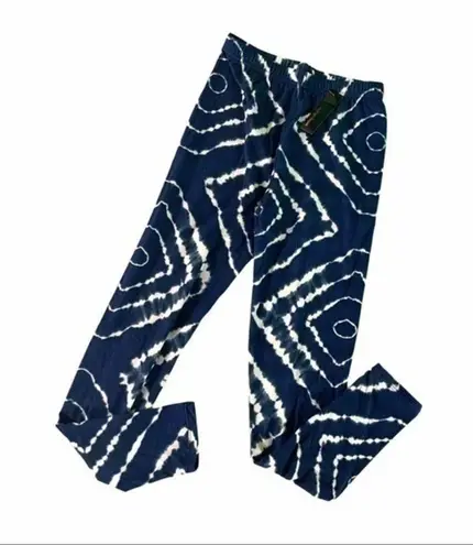 Leggings Depot Navy Leggings Bold Tie Dye Print One size fits most