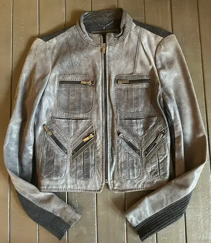 BCBGMAXAZRIA Leather Jacket