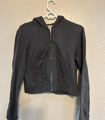 Brandy Melville Cropped Zip Up