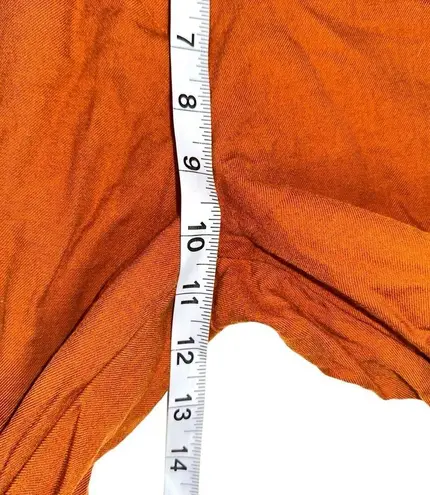 Comptoir Des Cotonniers Wool Orange Ankle Pants SMALL