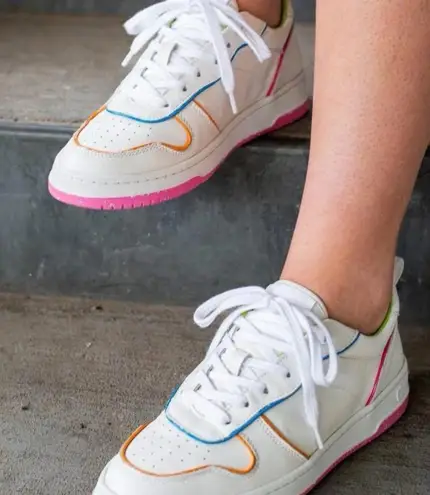 Vintage Havana Gadol Multi Stitch Sneaker sz 9 White