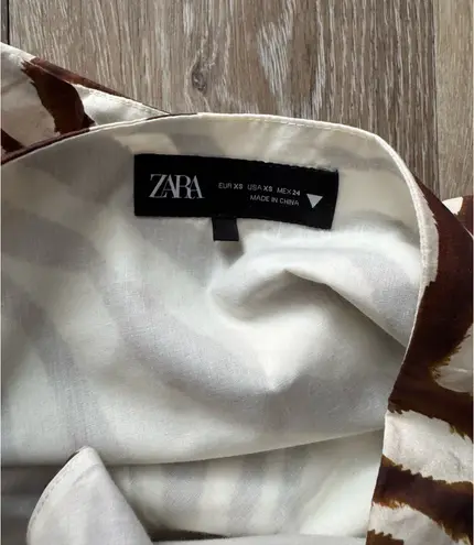 ZARA  Zebra Halter Top - Image 5