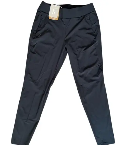 on cloud  Running Black Pull-on High Waist Pants, S thumbnail 1